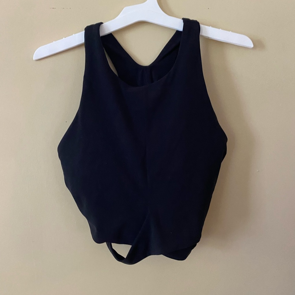 Athleta Black Racerback Tank Top